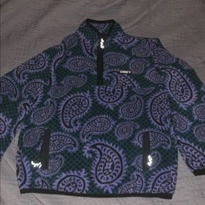 Obey fleece jacket